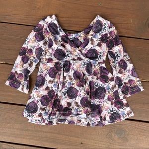 Macy Kate Boutique Floral Peplum Dress